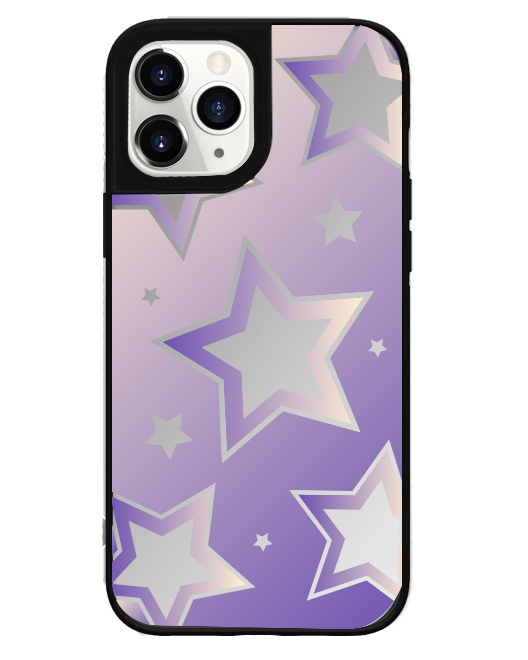 iPhone Mirror Grip - เอฟเฟกต์ดาวสีม่วง