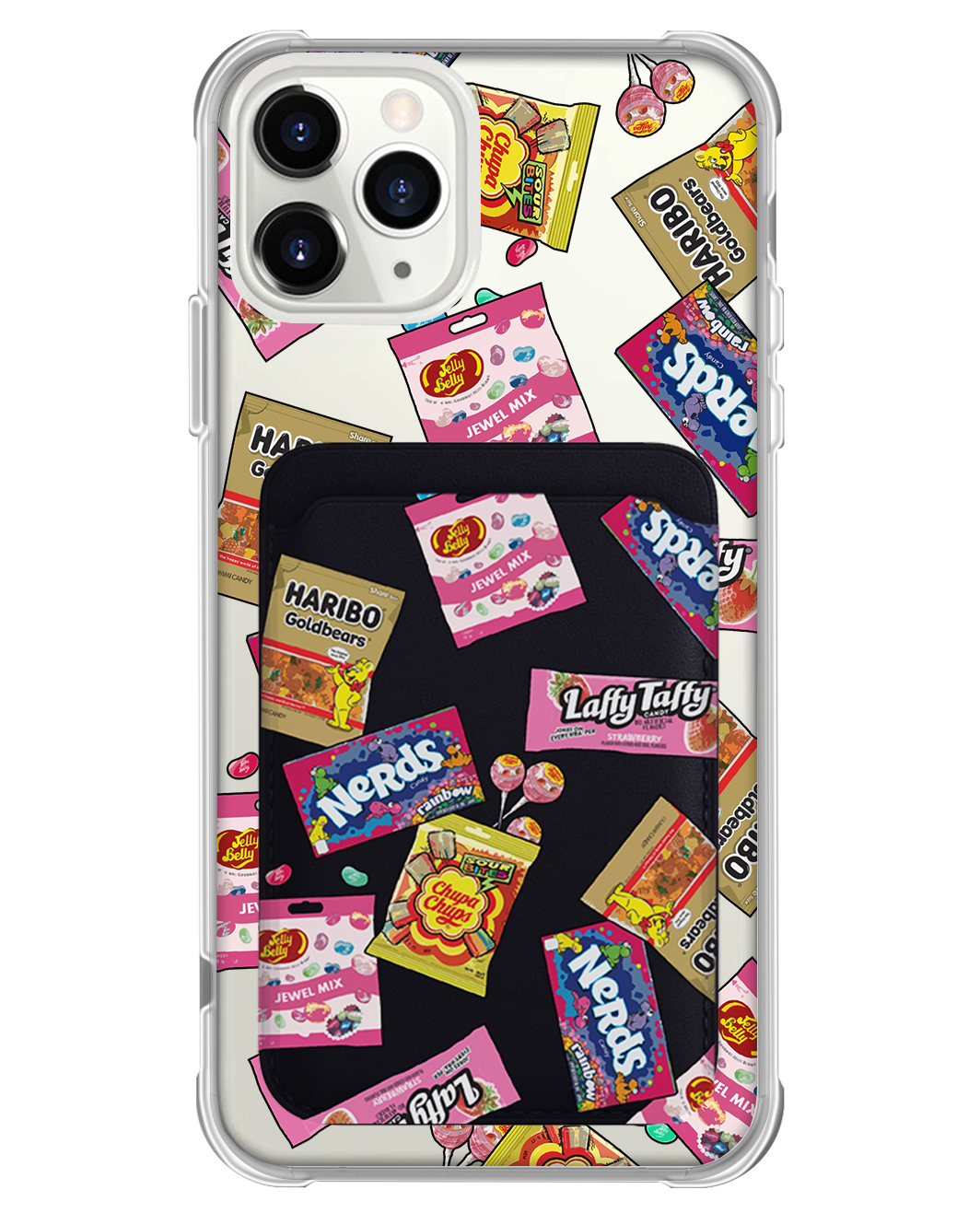 iPhone Magnetic Wallet Case - Sweet and Gummies