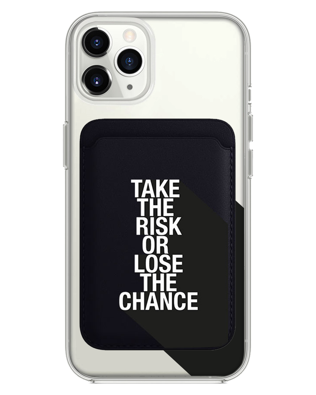 iPhone Magnetic Wallet Case - Take the Risk