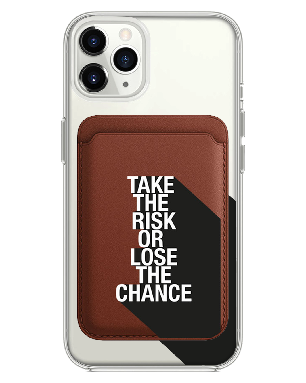 iPhone Magnetic Wallet Case - Take the Risk