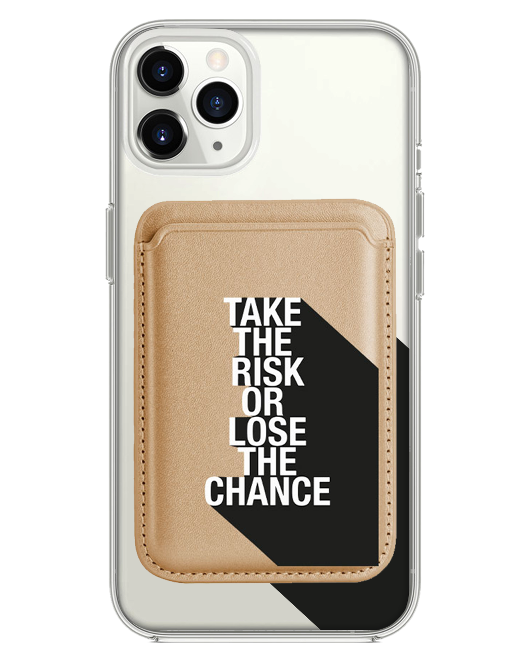 iPhone Magnetic Wallet Case - Take the Risk