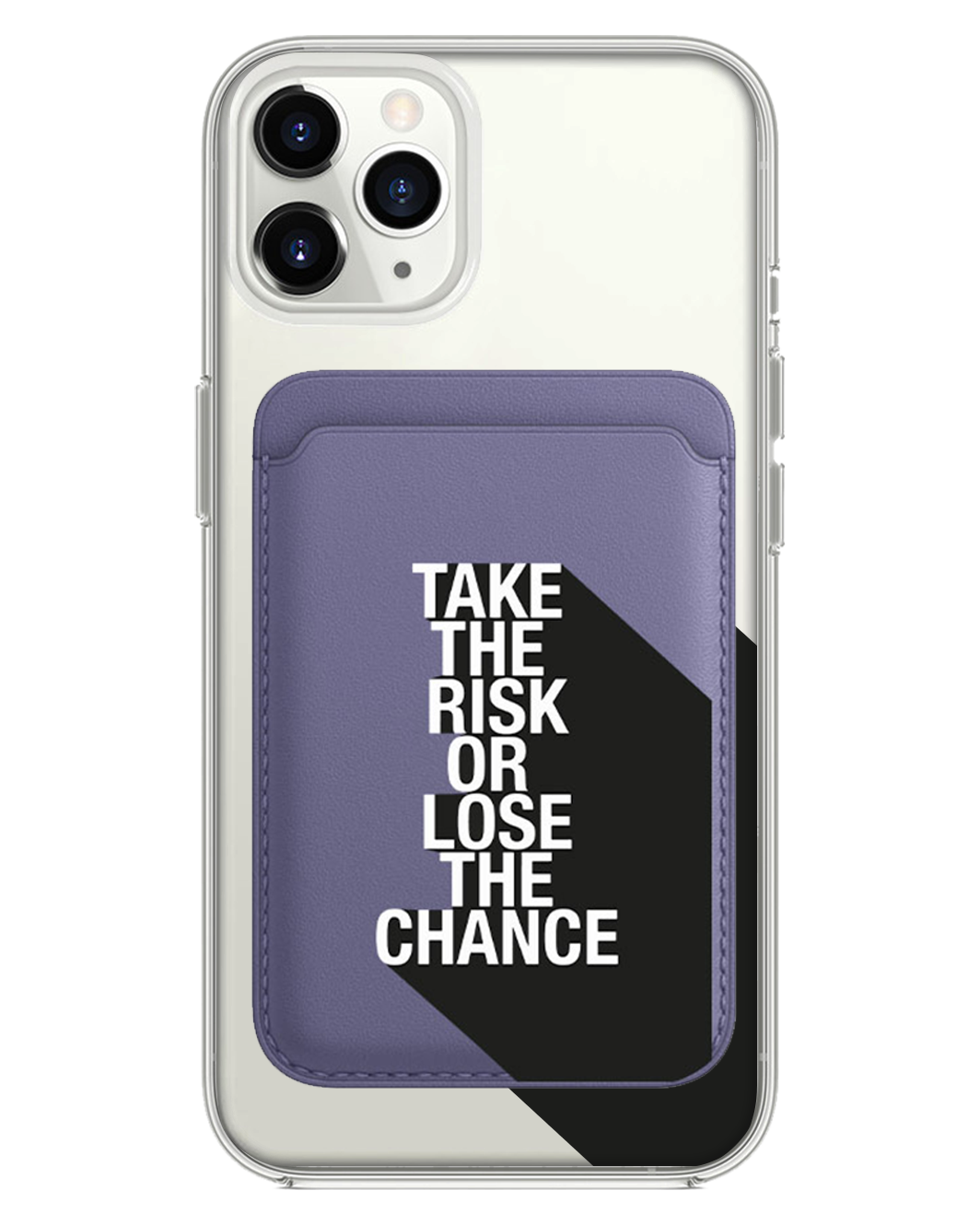 iPhone Magnetic Wallet Case - Take the Risk