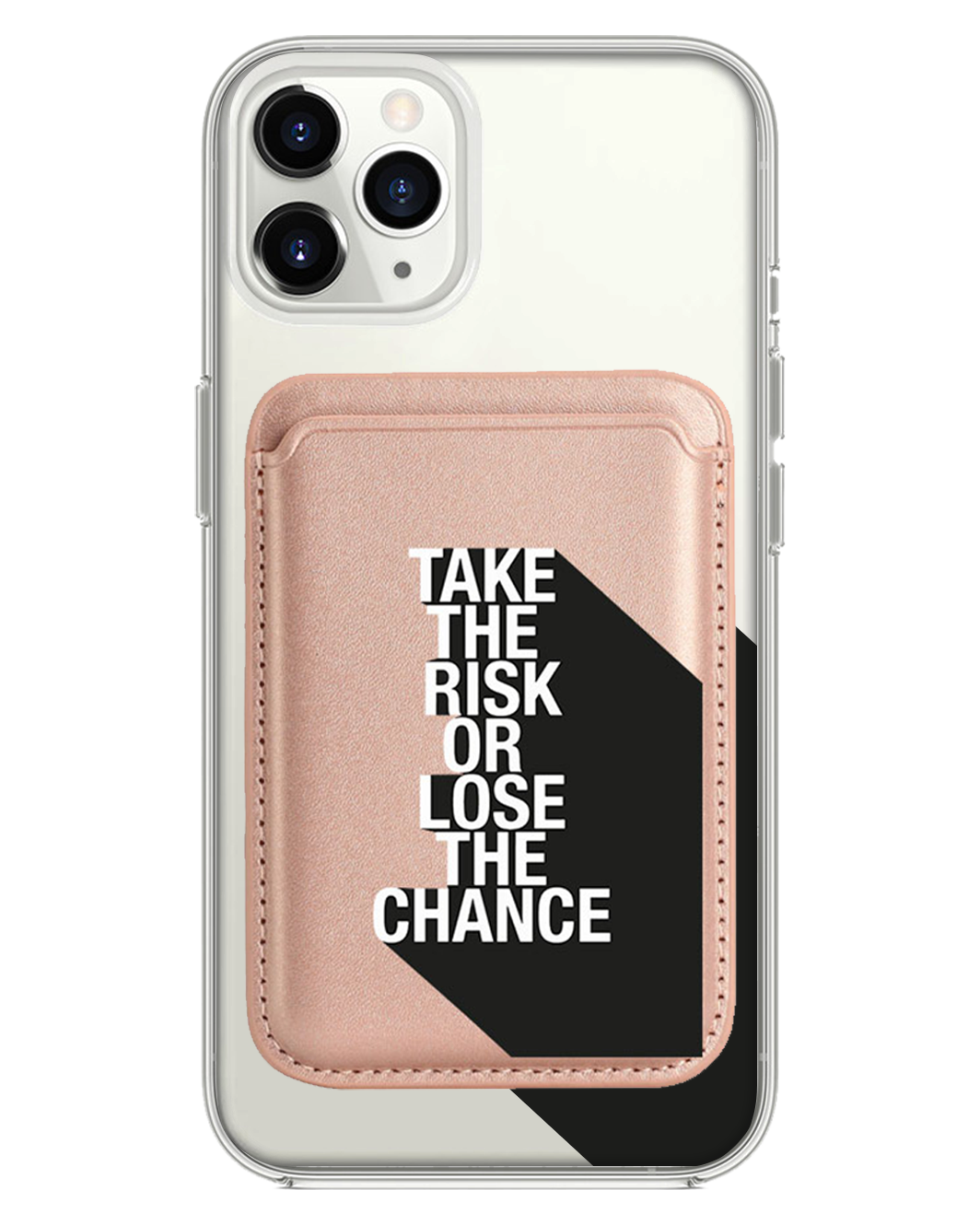 iPhone Magnetic Wallet Case - Take the Risk