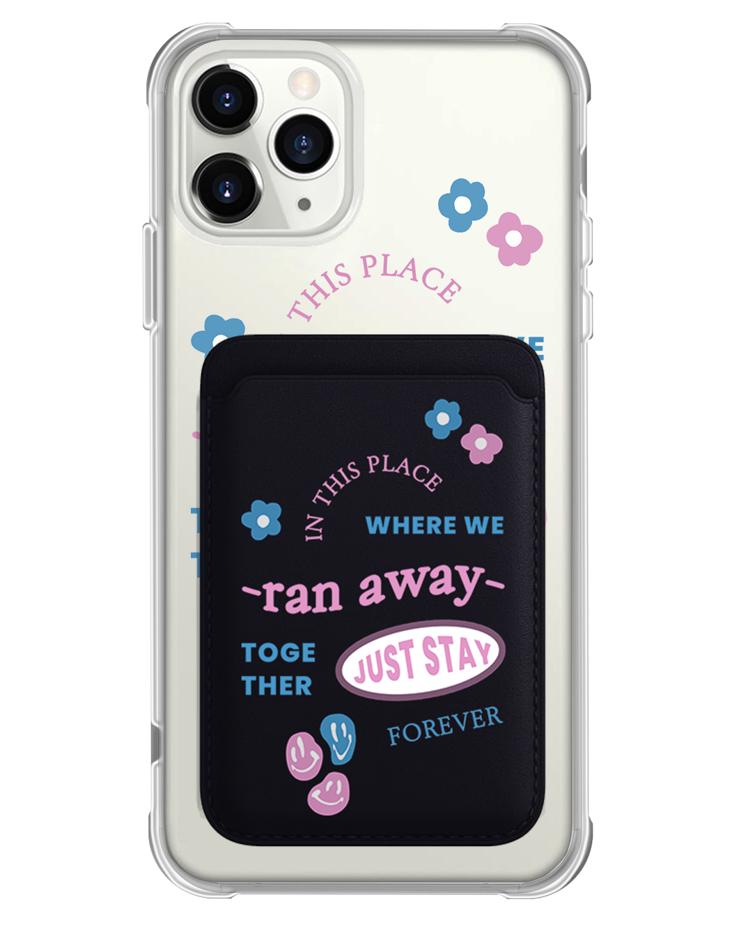 iPhone Magnetic Wallet Case - TXT Song Lyrics
