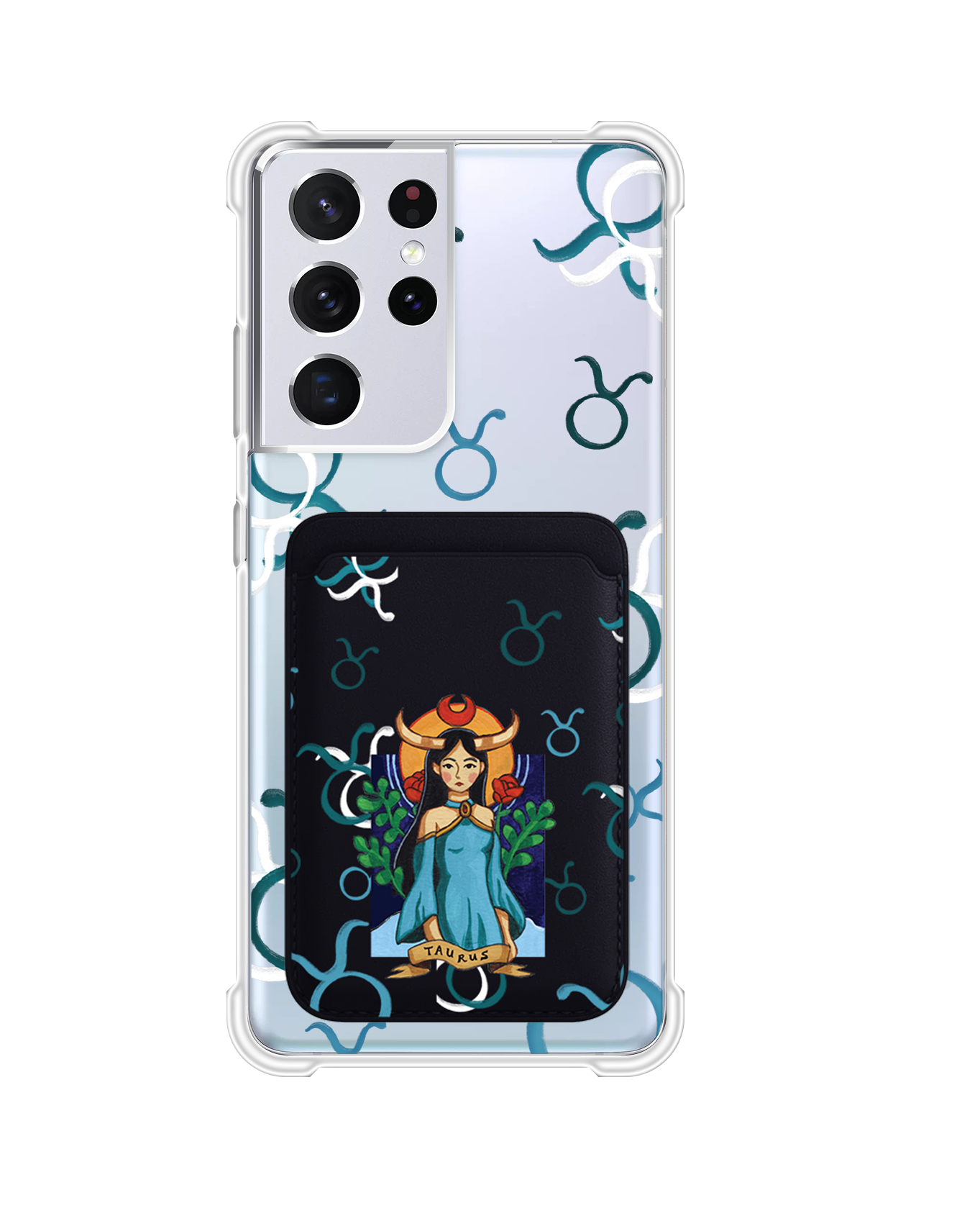 Android Magnetic Wallet Case - Taurus