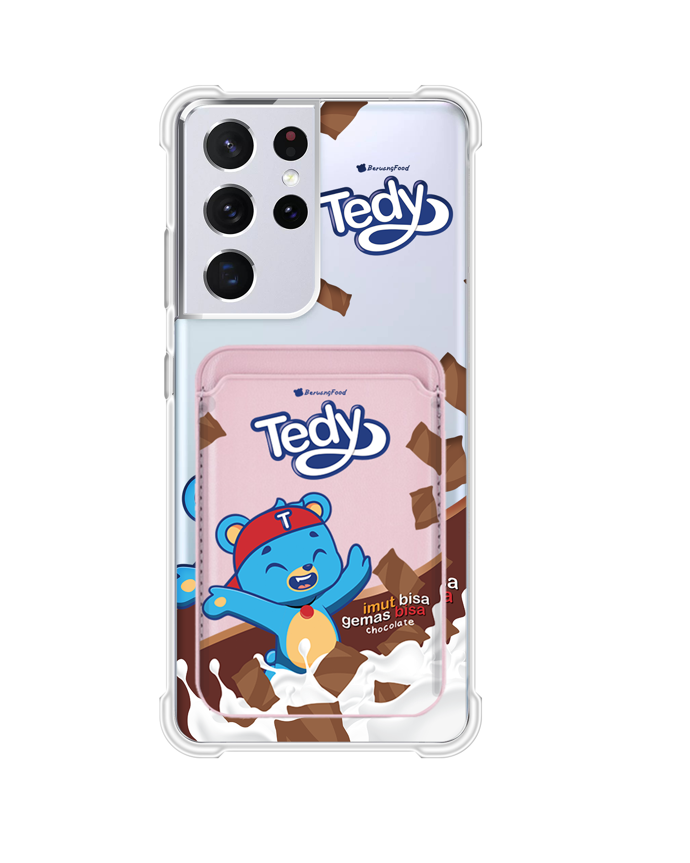 Android Magnetic Wallet Case - Tedy