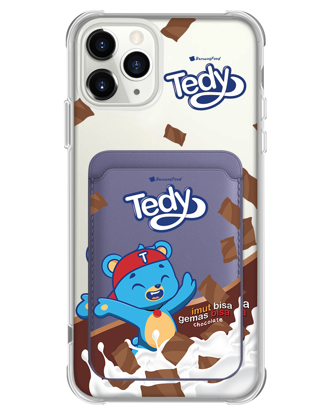 iPhone Magnetic Wallet Case - Tedy