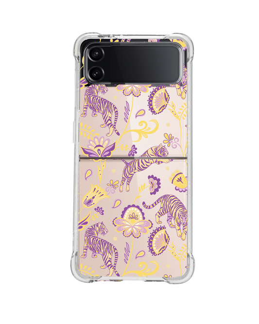 Android Flip / Fold Rearguard Hybrid - Tiger & Floral 4.0