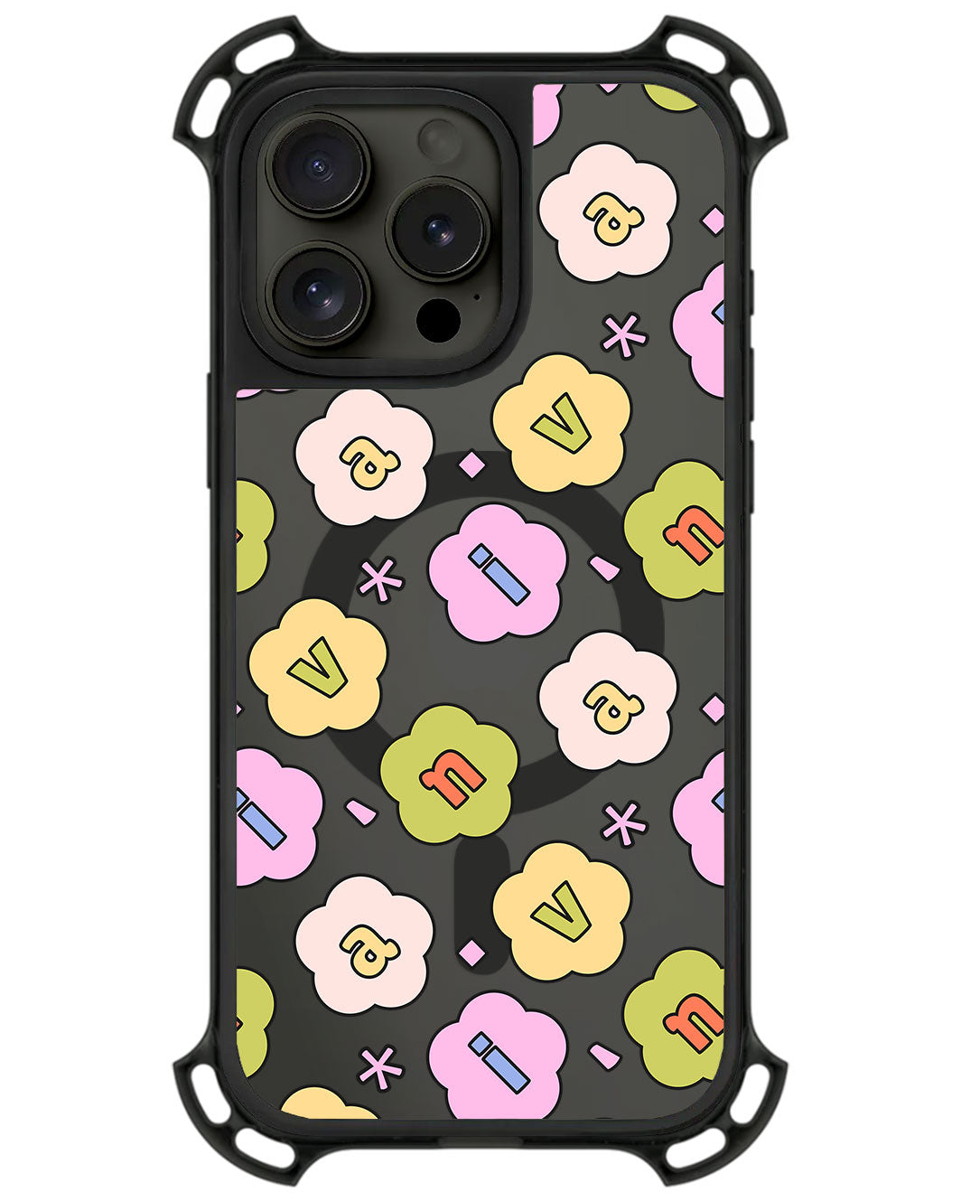 iPhone Rearguard UltimateZ - CUSTOM MONOGRAM 3.0 Flower Petals 1.0