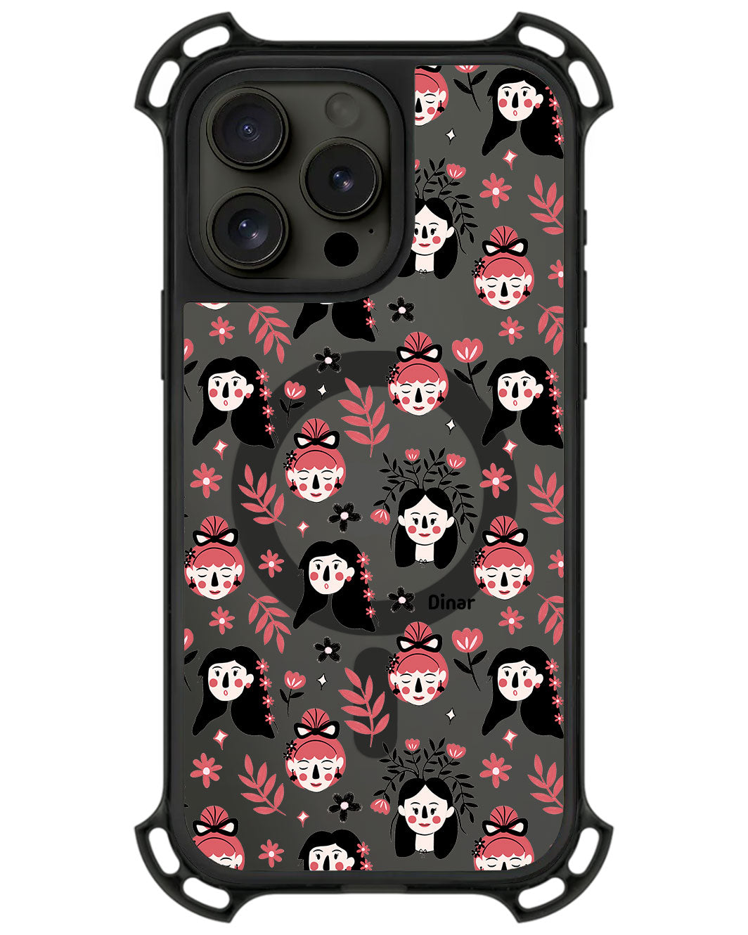 iPhone Rearguard UltimateZ - Flowery Faces