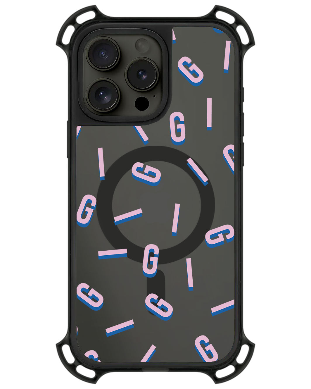 iPhone Rearguard UltimateZ - CUSTOM MONOGRAM 1.0 Cotton Candy