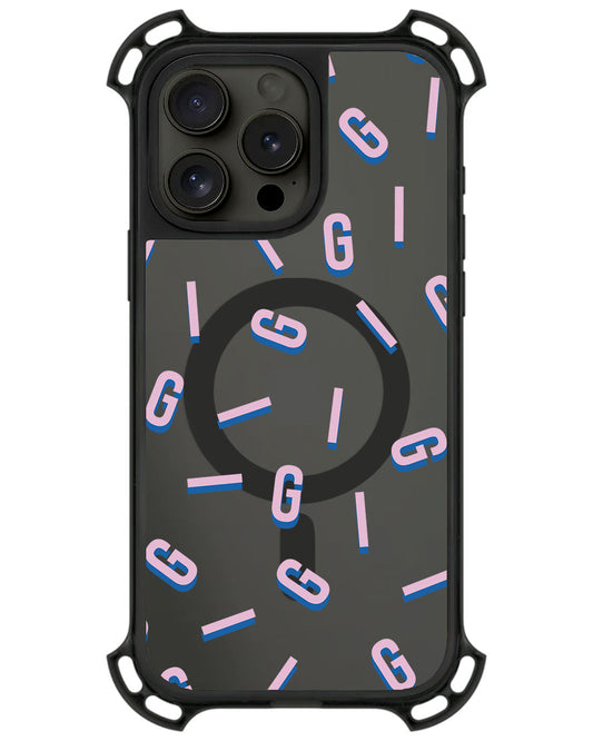 iPhone Rearguard UltimateZ - CUSTOM MONOGRAM 1.0 Cotton Candy