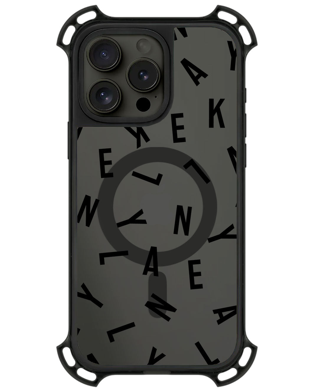 iPhone Rearguard UltimateZ - CUSTOM MONOGRAM 1.0 Noir