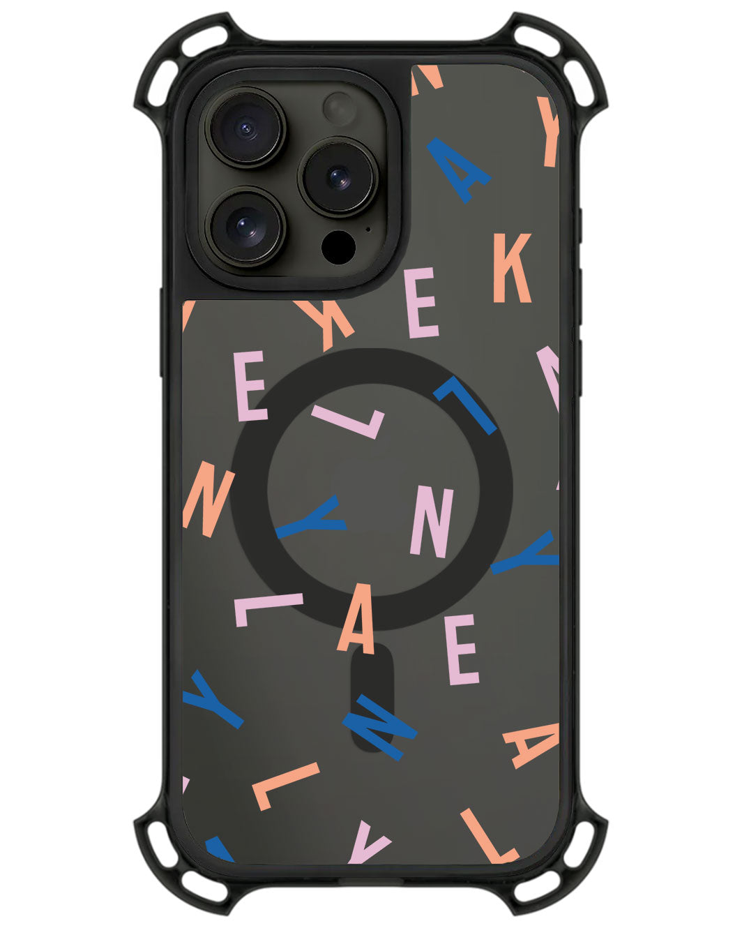 iPhone Rearguard UltimateZ - CUSTOM MONOGRAM 1.0 Rainbow