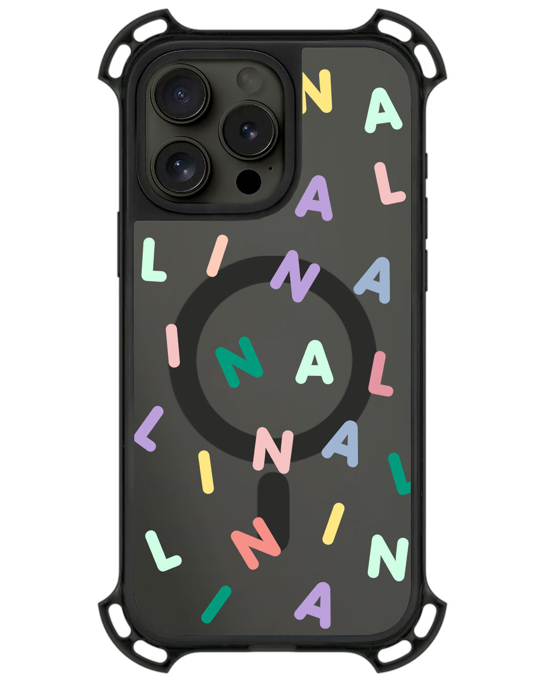 iPhone Rearguard UltimateZ - CUSTOM MONOGRAM 2.0 Rainbow
