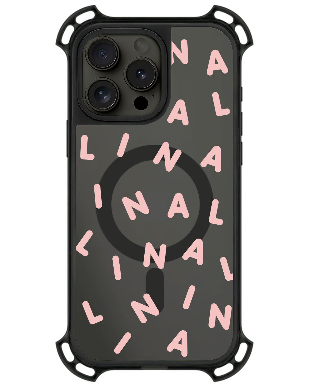 iPhone Rearguard UltimateZ - CUSTOM MONOGRAM 2.0 Rosewater