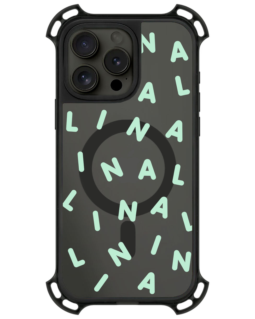 iPhone Rearguard UltimateZ - CUSTOM MONOGRAM 2.0 Tosca