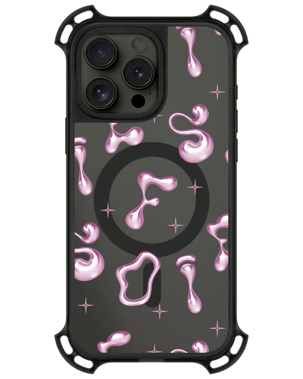 iPhone Rearguard UltimateZ - Pink Chrome Monogram