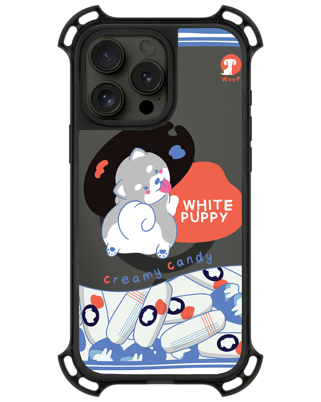 iPhone Rearguard UltimateZ - White puppy
