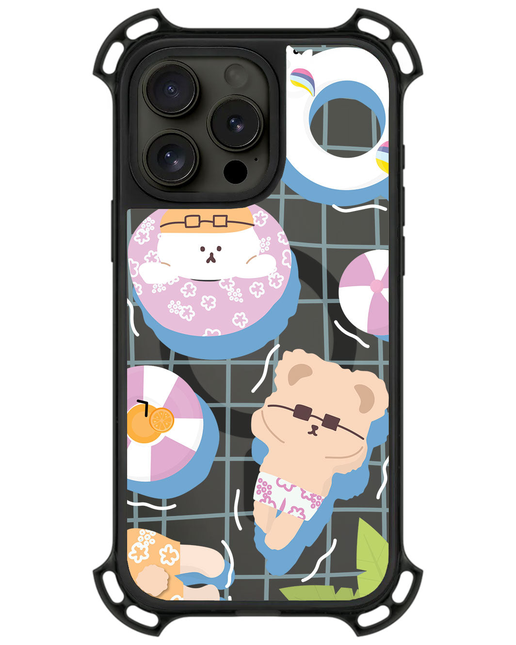 iPhone Rearguard UltimateZ - Pool Party Pink