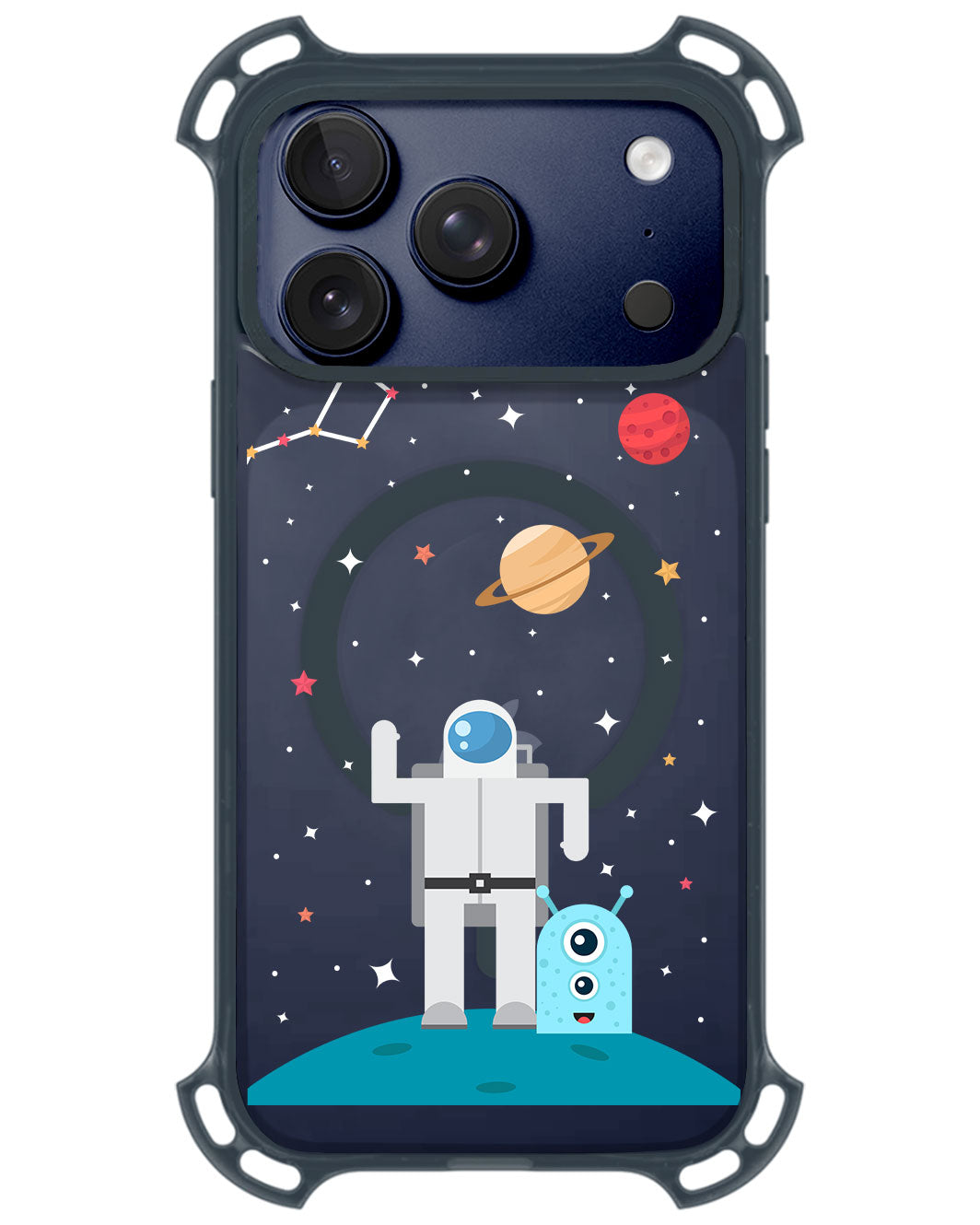 iPhone Rearguard UltimateZ - Blue Alien
