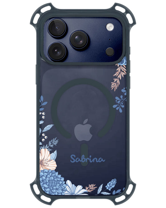 iPhone Rearguard UltimateZ - Blue Florals