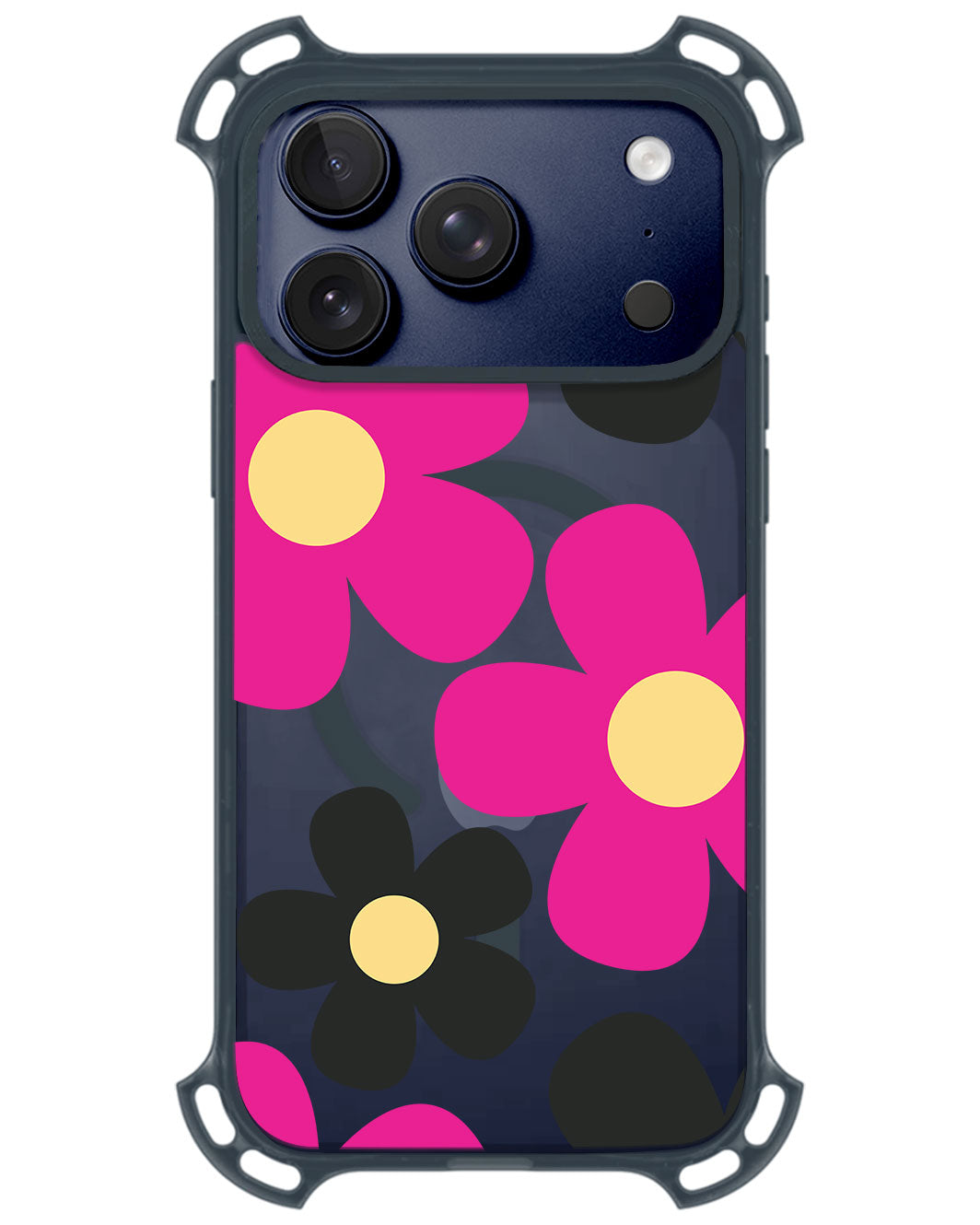 iPhone Rearguard UltimateZ - Daisy Hot Pink