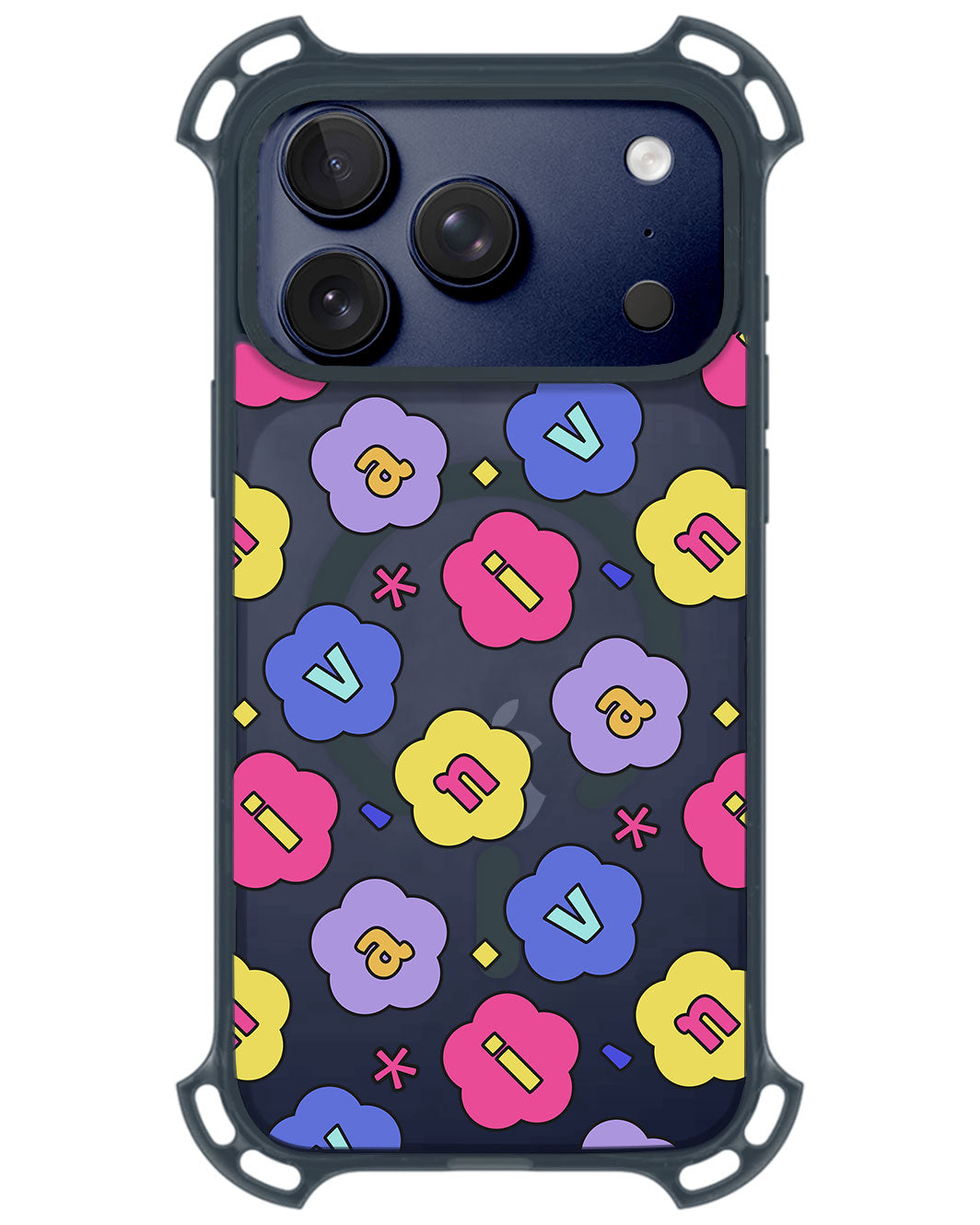 iPhone Rearguard UltimateZ - CUSTOM MONOGRAM 3.0 Flower Petals 2.0