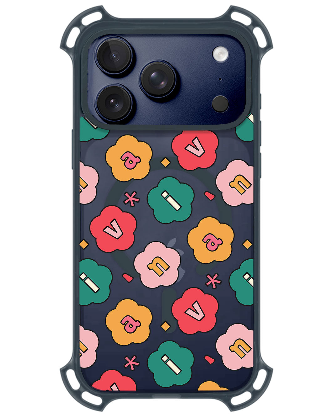iPhone Rearguard UltimateZ - CUSTOM MONOGRAM 3.0 Flower Petals 3.0