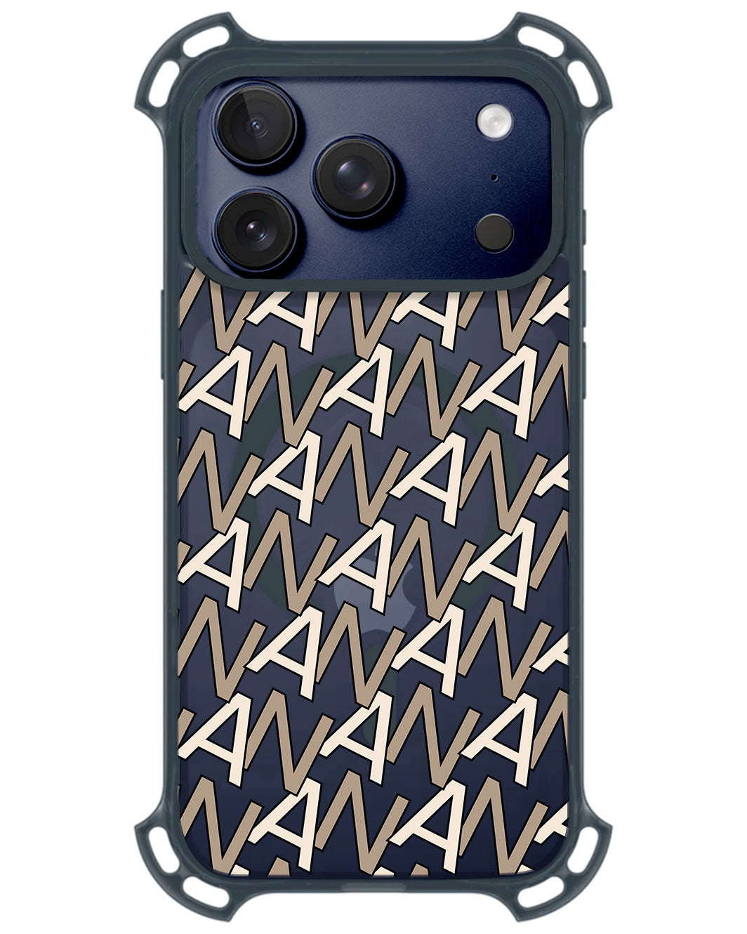 iPhone Rearguard UltimateZ - CUSTOM MONOGRAM 3.0 Initial 4.0