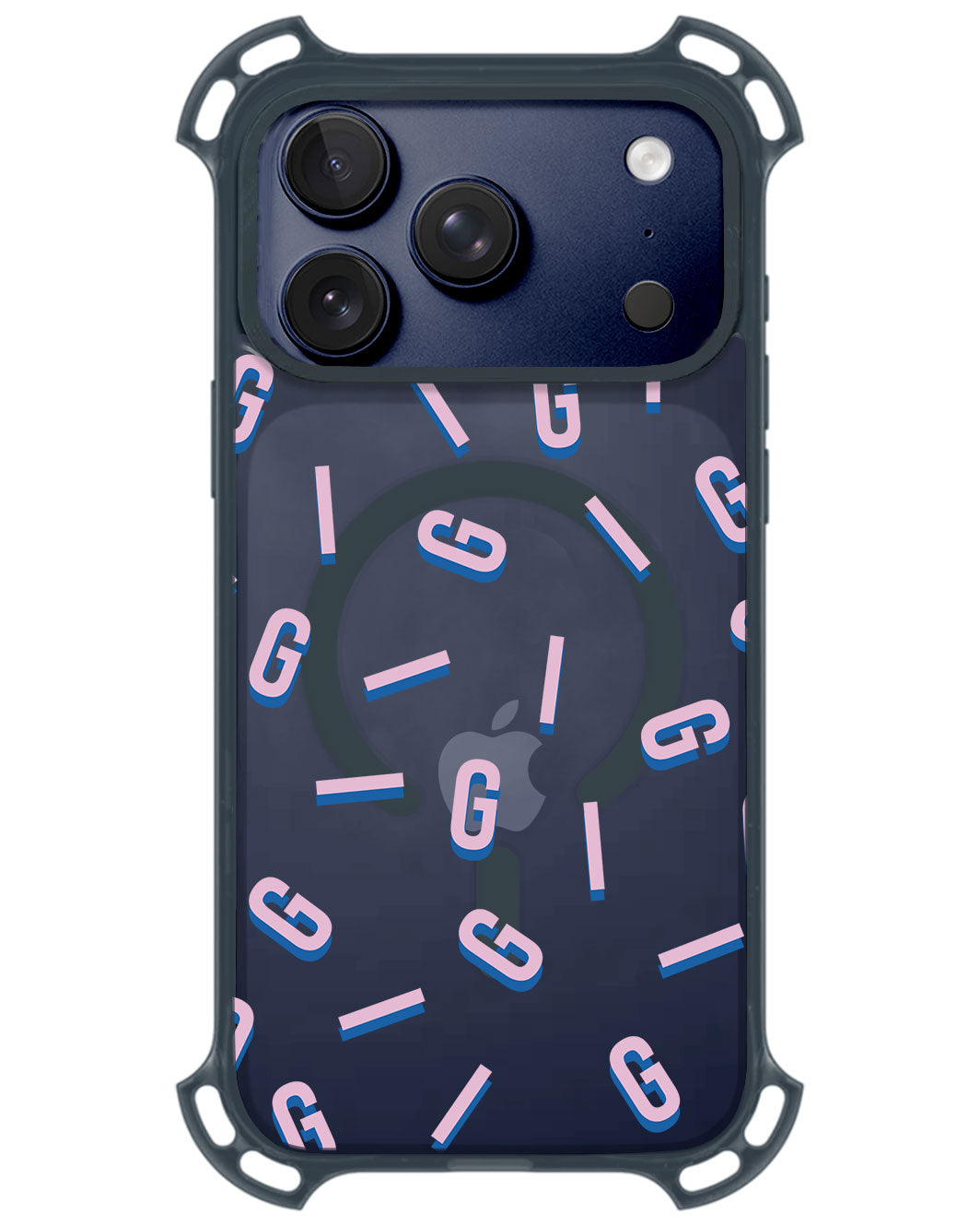 iPhone Rearguard UltimateZ - CUSTOM MONOGRAM 1.0 Cotton Candy