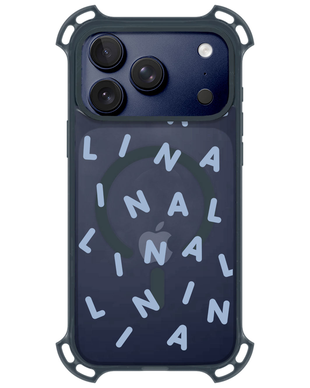 iPhone Rearguard UltimateZ - CUSTOM MONOGRAM 2.0 Blue