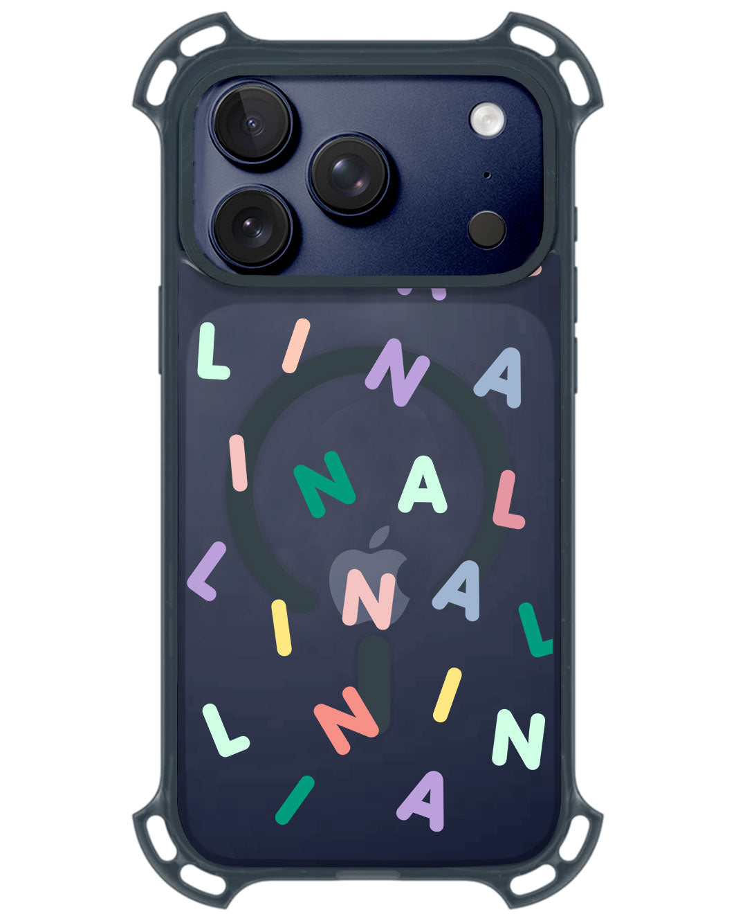 iPhone Rearguard UltimateZ - CUSTOM MONOGRAM 2.0 Rainbow