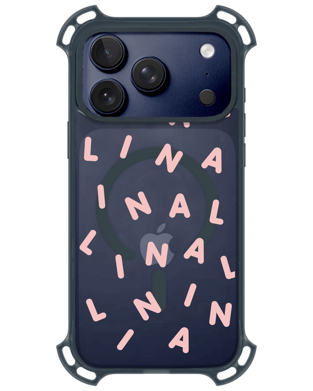 iPhone Rearguard UltimateZ - CUSTOM MONOGRAM 2.0 Rosewater