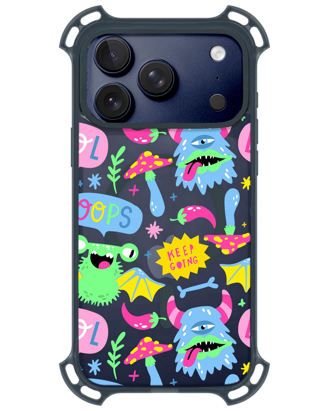 iPhone Rearguard UltimateZ - Monster say Keep Going
