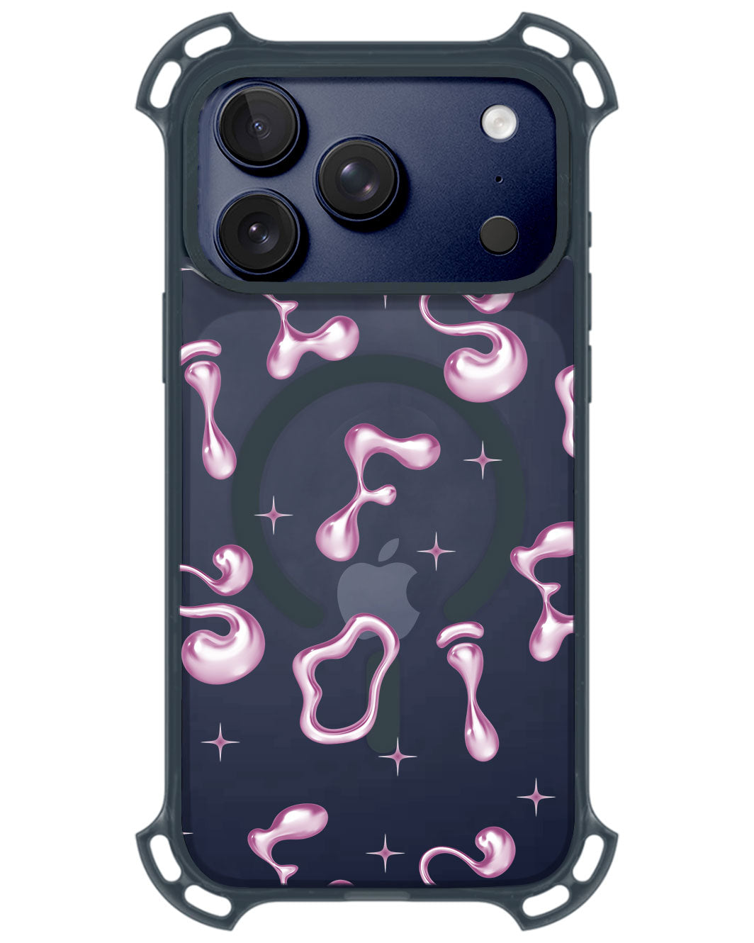 iPhone Rearguard UltimateZ - Pink Chrome Monogram