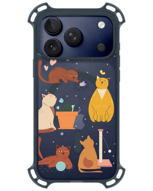 iPhone Rearguard UltimateZ - Playful Cat