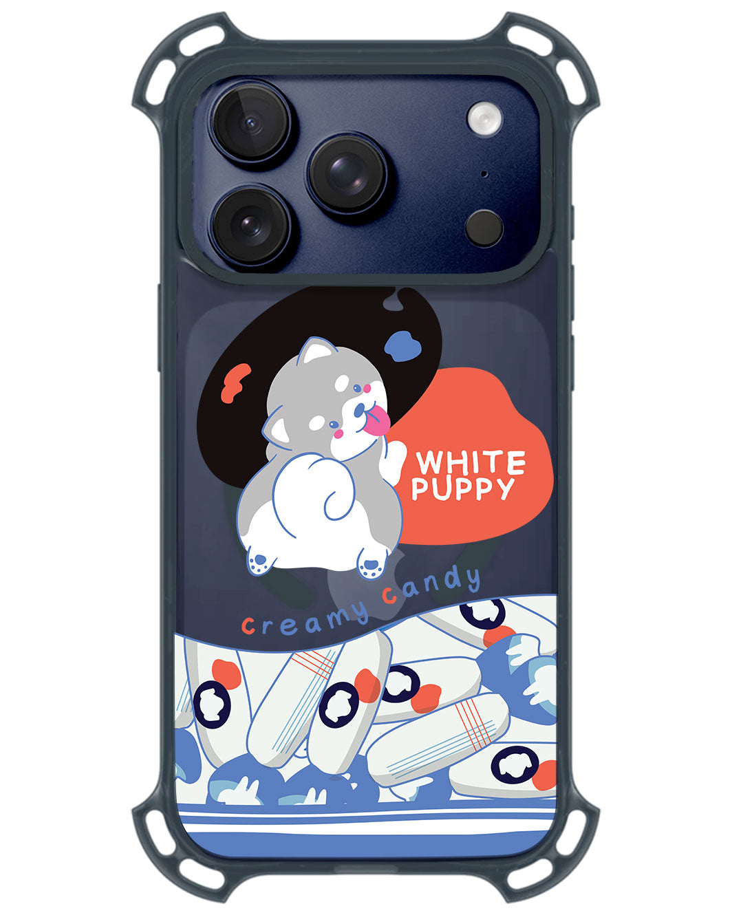 iPhone Rearguard UltimateZ - White puppy