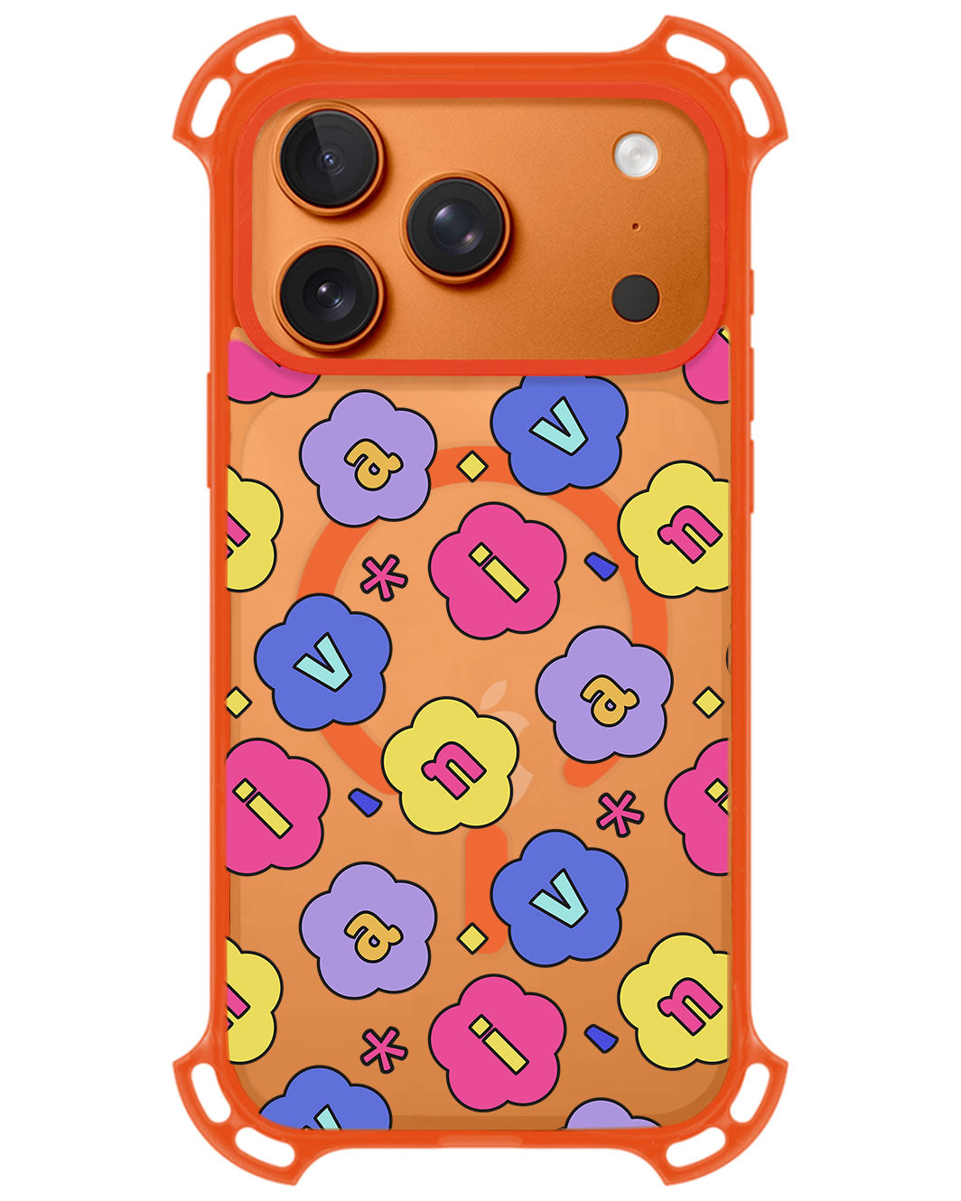 iPhone Rearguard UltimateZ - CUSTOM MONOGRAM 3.0 Flower Petals 2.0