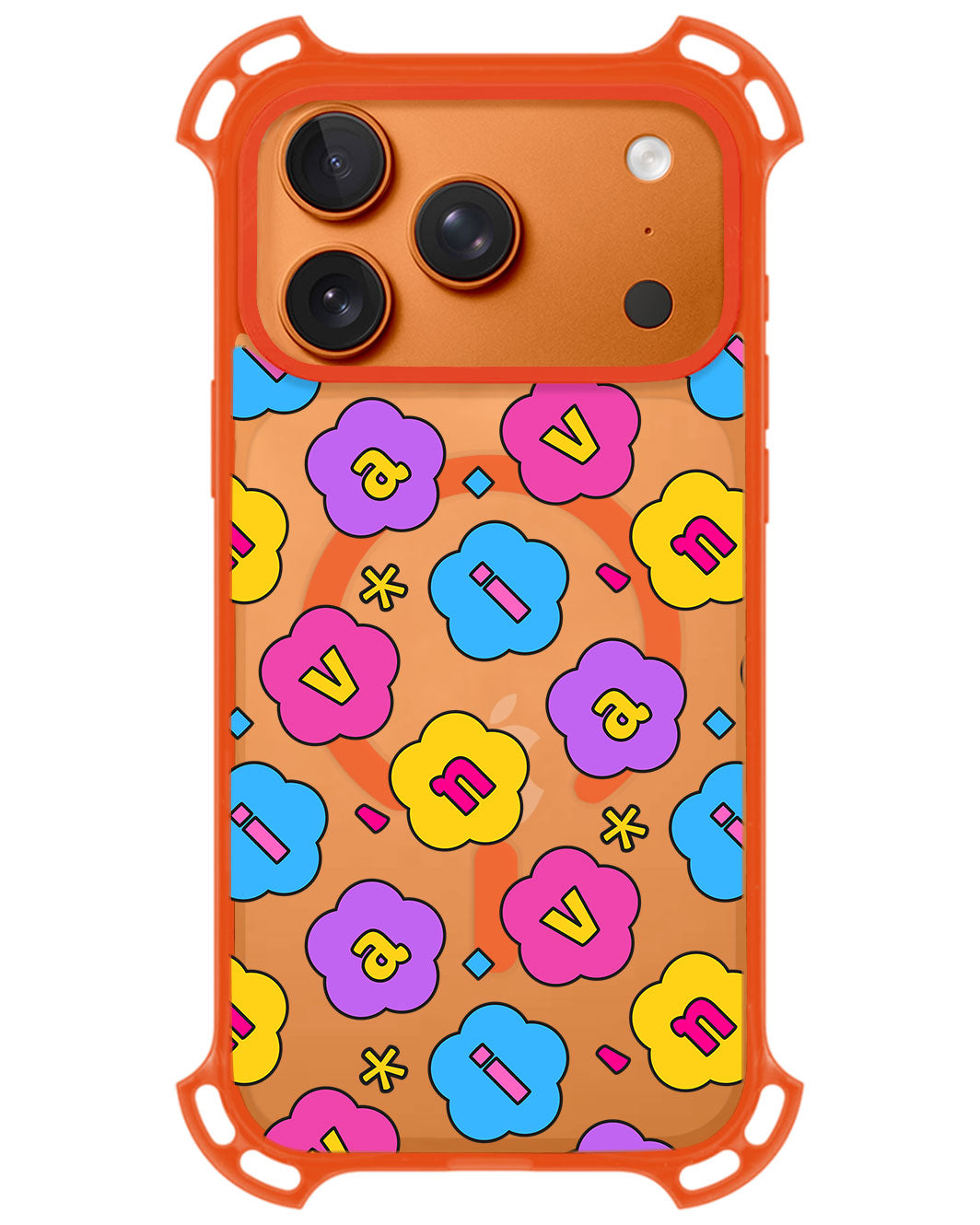 iPhone Rearguard UltimateZ - CUSTOM MONOGRAM 3.0 Flower Petals 4.0