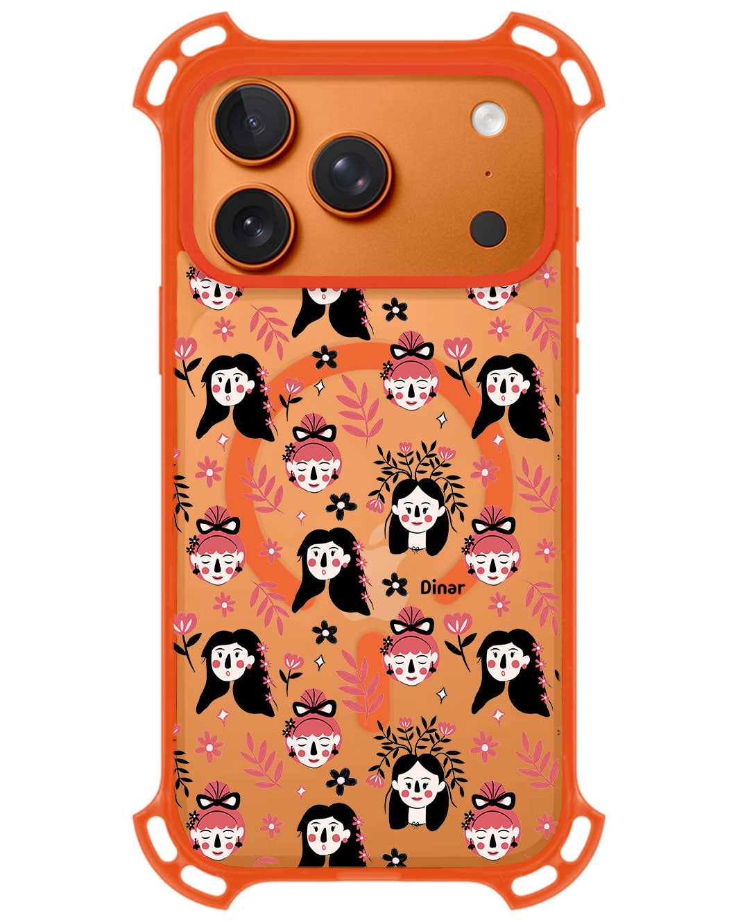 iPhone Rearguard UltimateZ - Flowery Faces