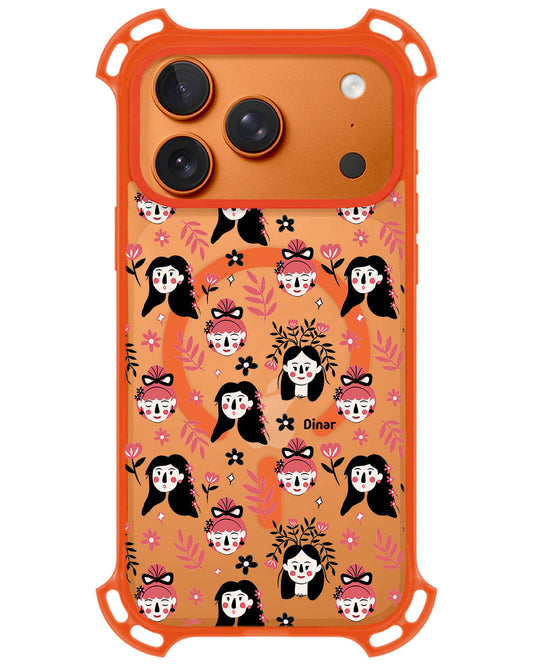 iPhone Rearguard UltimateZ - Flowery Faces