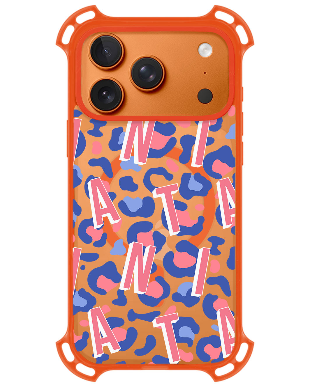 iPhone Rearguard UltimateZ - CUSTOM MONOGRAM 3.0 Leopard 1.0