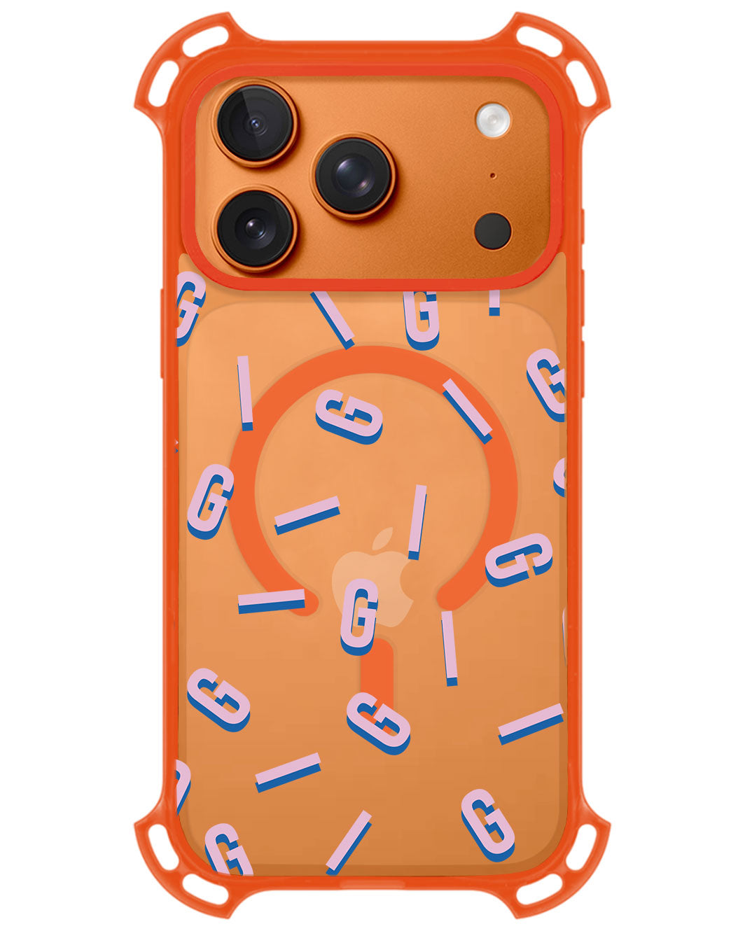 iPhone Rearguard UltimateZ - CUSTOM MONOGRAM 1.0 Cotton Candy