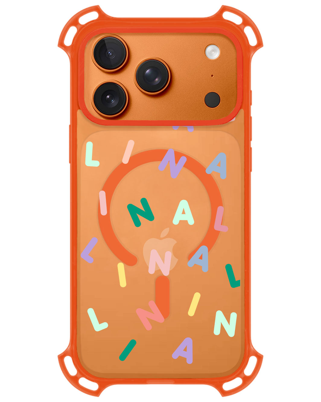 iPhone Rearguard UltimateZ - CUSTOM MONOGRAM 2.0 Rainbow
