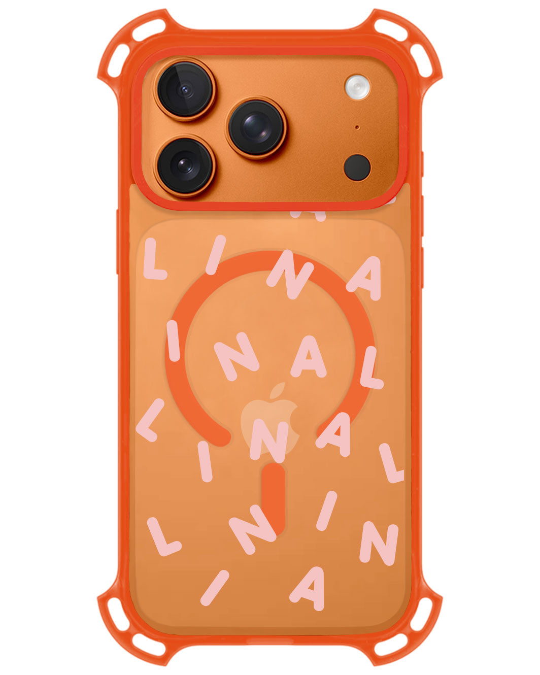 iPhone Rearguard UltimateZ - CUSTOM MONOGRAM 2.0 Rosewater