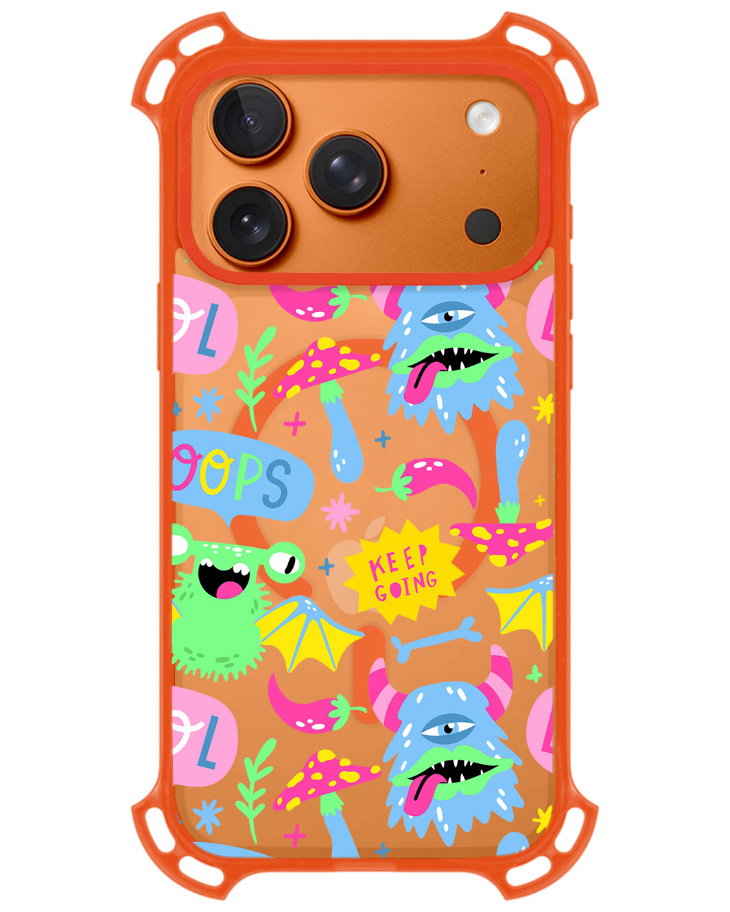 iPhone Rearguard UltimateZ - Monster say Keep Going