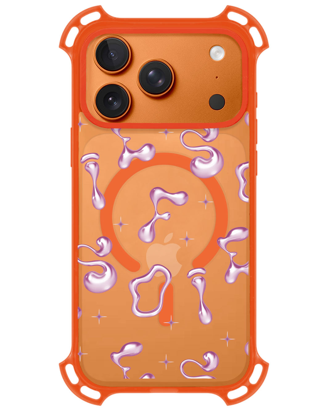 iPhone Rearguard UltimateZ - Pink Chrome Monogram