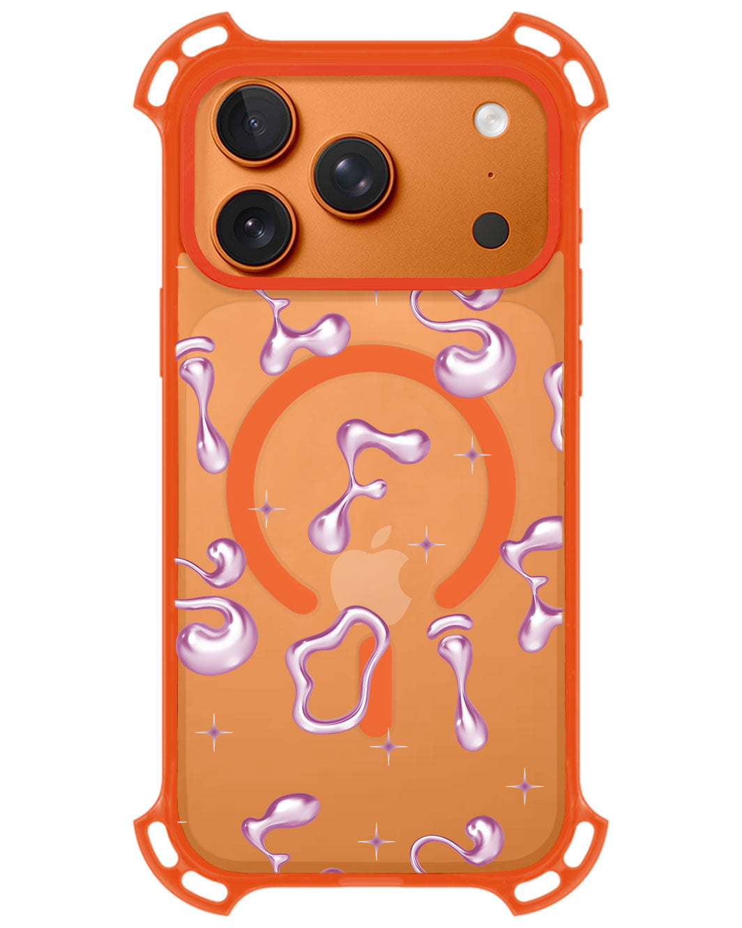 iPhone Rearguard UltimateZ - Pink Chrome Monogram