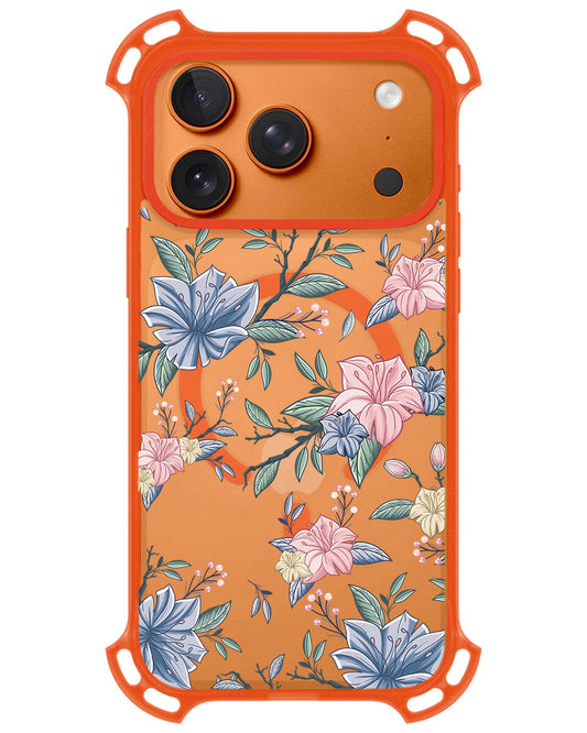 iPhone Rearguard UltimateZ - Pink & Blue Floral